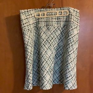 Mac & Jac blue tweed style skirt Size Large
